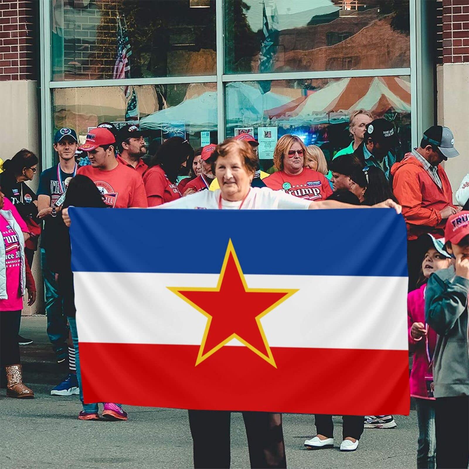 Yugoslavia US Friendship Garden Flag Regional