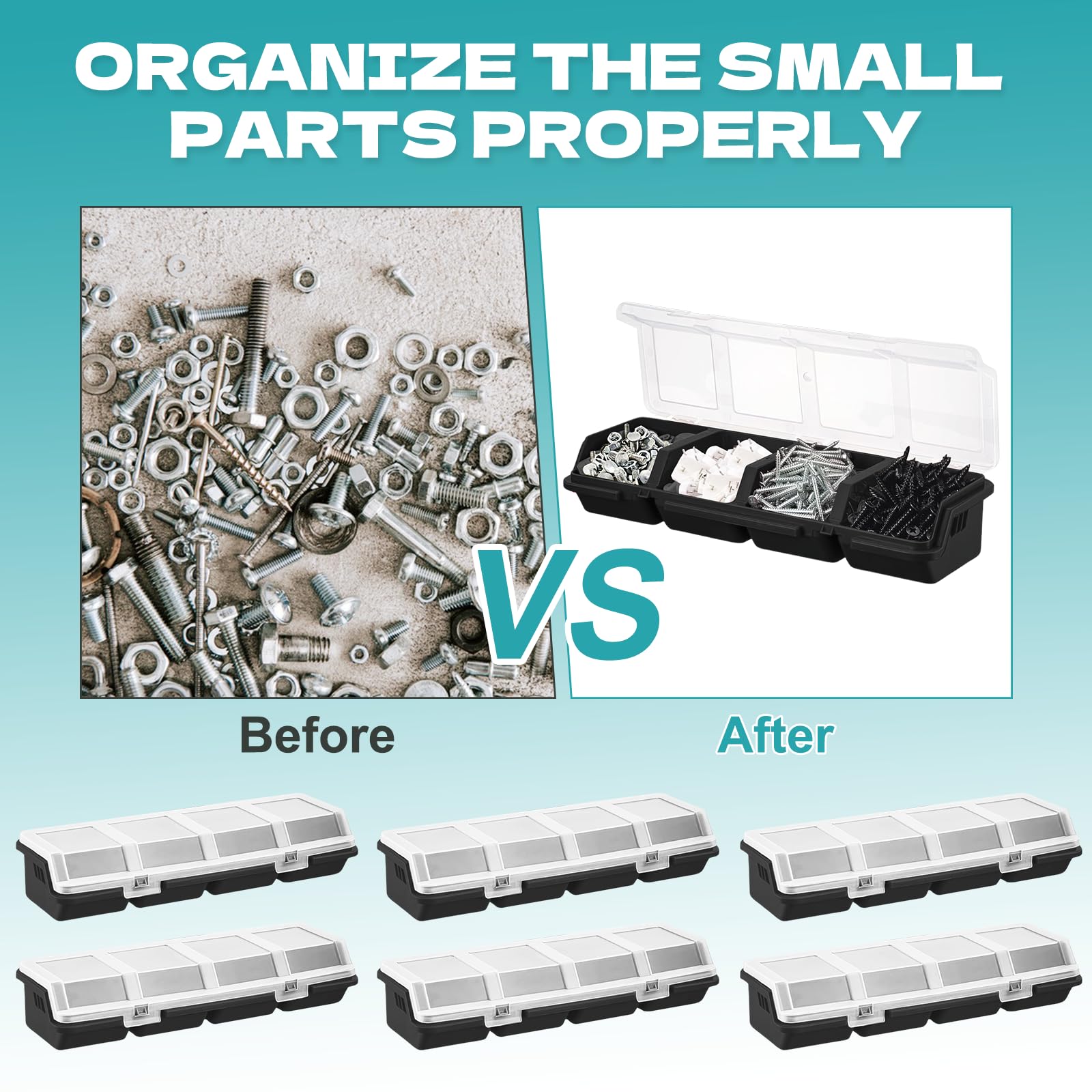 Organizadores De Tornillos: Orden Y Almacenaje Fácil