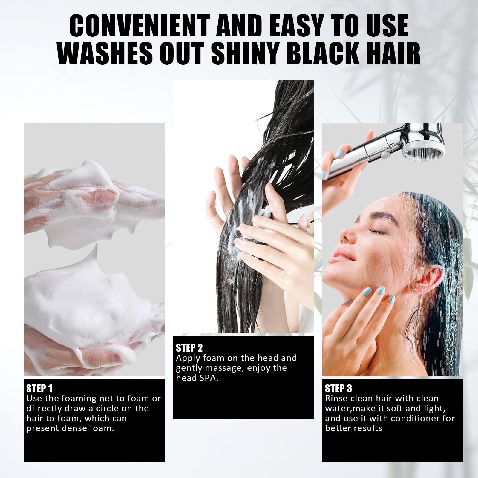 2 PCS Anti Gray Bar,Anti Grey Bar Für Lebendige Haarfarbe,Organische Haarverdunkelungs Grey Hair Reverse,Anti Gray Bar Lorenge Kopfhaut Reinigen Und Erfrischen