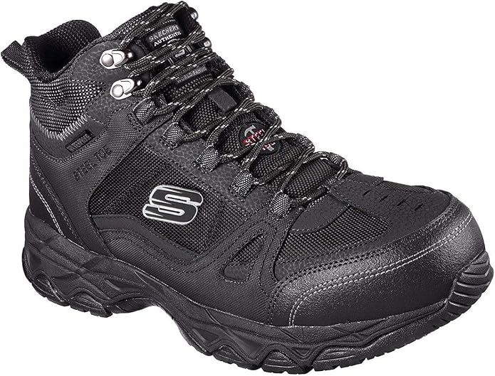 Amazon.com: Skechers Work Ledom - Puntera de acero para hombre : Ropa,  Zapatos y Joyería