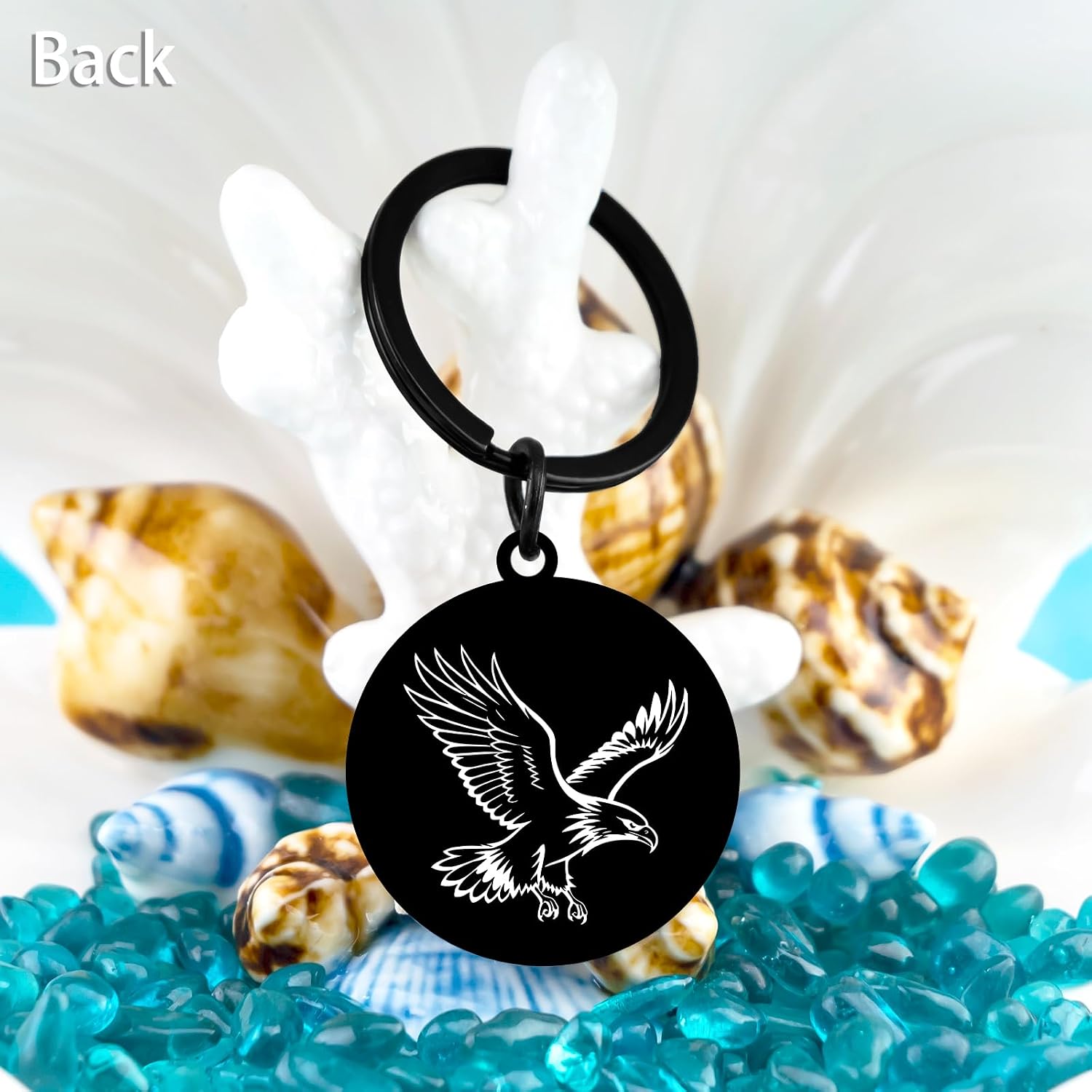 American Eagle Keychain For Men Eagles Gifts For Men Women Teenage Boys Girl Eagles Keychains Patriots Gifts Graduation Father's Day Birthday Gifts For Man
