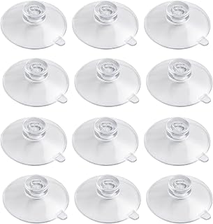 ZZRANYE 12 Pcs Radar Detector Suction Cups, 35mm Small Suction Cups Replacement Mount for Clear Cobra Escort Beltronics Radar Detector Mount, Compatible with Radar Gun Windshield Mounting Bracket