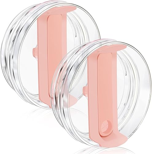 2 piezas de repuesto de tapa delgada para vaso, tapa de vaso de 40 onzas compatible con Stanley, a prueba de derrames, resistentes a salpicaduras