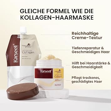 Karseell Collagen Hair Mask 500 ml Deep Repairing for Dry & Damaged Hair Intensive Repair for All Hair Types