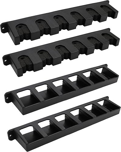 Soporte vertical para cañas de pescar, soportes para caña de pescar para garaje, pared, soporte para caña de techo (soporte vertical para 6 cañas,