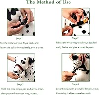 Vista 4 de Collar de cabeza de perro con tela suave, arnés de cabeza de perro para que el perro deje de tirar con lazo ajustable (S, azul lago)