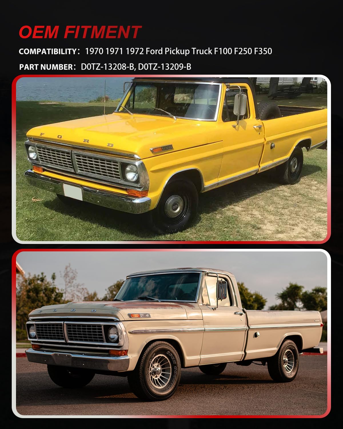 Amazon.com: MODIPIM 2 Amber Front Turn Signal Light Kit For