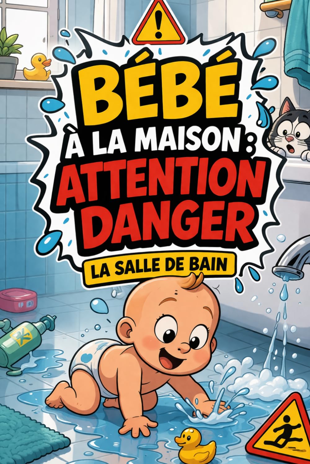 BÉBÉ À LA MAISON : ATTENTION DANGER: La salle de bain (Bébé au Quotidien)