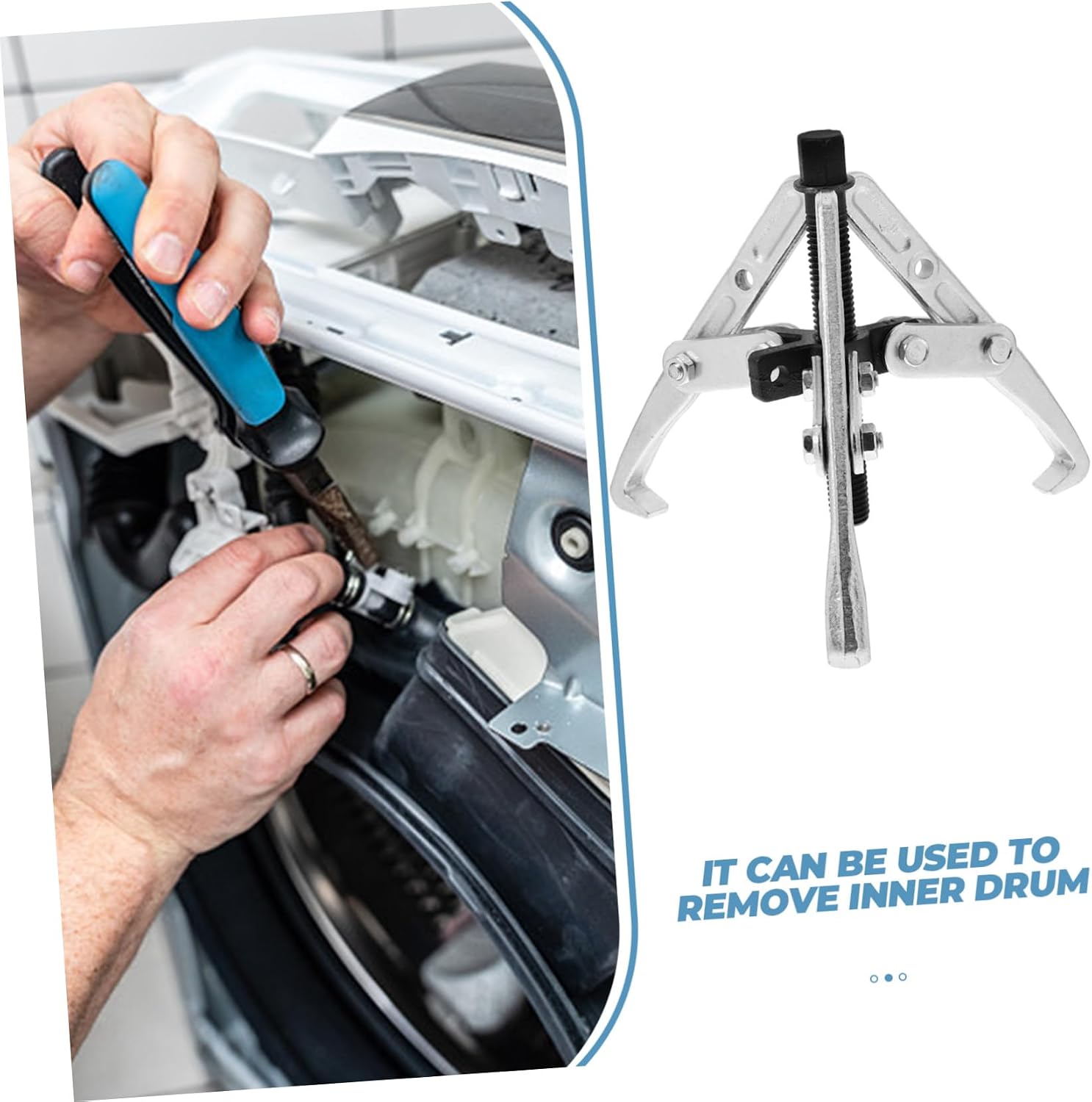 1set Gear Puller Tool for Washing Machine Repair Multifunctional Bearing Puller for Efficient Gear Hub Extraction and Easy Use Washing Machine Tools