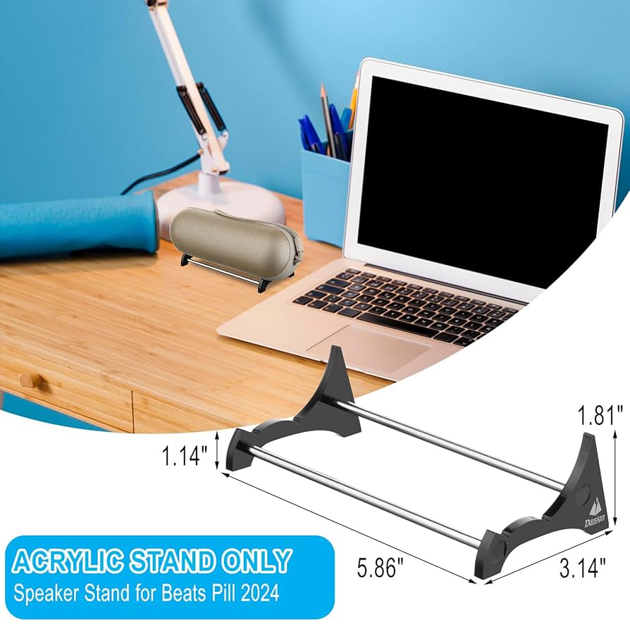 スピーカー・ウーファー Beats Pill 2.0 Bluetooth Speaker + Stand Authentic Beats Pill 2.0 Bluetooth Speaker + Dude Stand Red