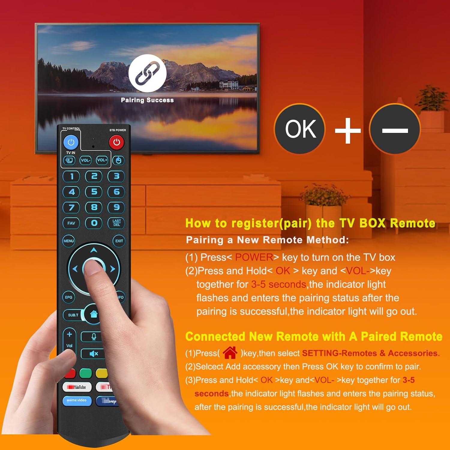Backlight V5 Pro Voice Remote Control Replacement Compatible for V3 V5 Pro, V3 Plus,Elite Ultra, and Elite Mini
