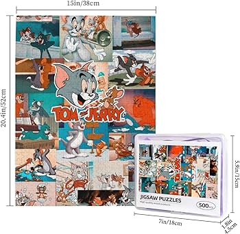 【新品未開封】トムソーヤの冒険　ペンキ塗り　ジグソーパズル　レトロ Amazon.co.jp: パズル トムとジェリー ジグソーパズル 木製 500ピース