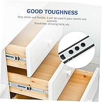 Vista 3 de DOITOOL Muebles de casa de miniture con riel deslizante para cajones, 2 piezas, cajón de madera, diapositivas de alta resistencia, para cajones