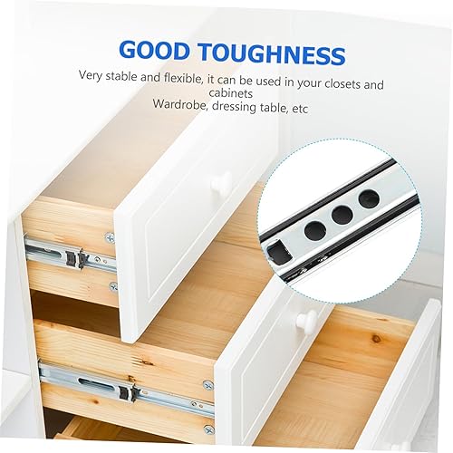 Miniatura 3 de DOITOOL Muebles de casa de miniture con riel deslizante para cajones, 2 piezas, cajón de madera, diapositivas de alta resistencia, para cajones de