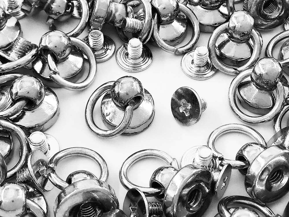 Amazon.co.jp: トチカン ネジ式 丸カン 付き シルバー 30組