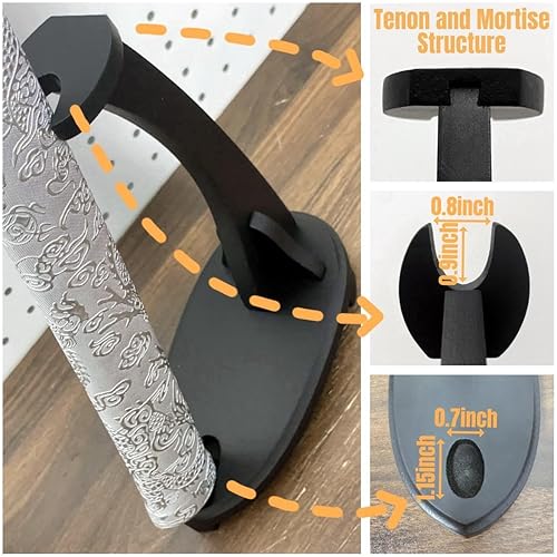 Miniatura 3 de Eforlife Soporte de espada vertical samurái Katana Tanto soporte de exhibición forma de cisne 9.1 in  17.3 in  22.8 in