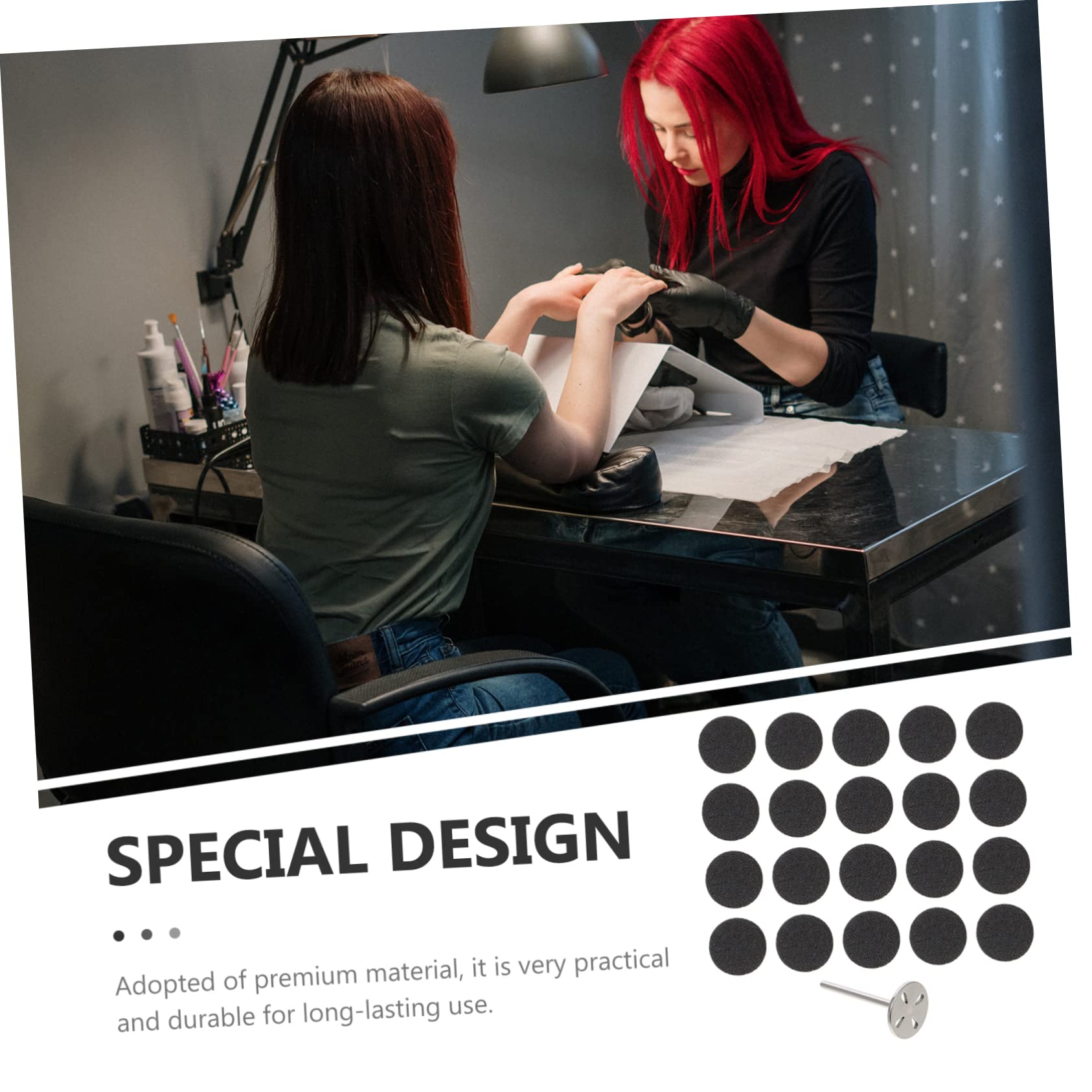 FRCOLOR 3sets Dischi Abrasivi Per Unghie Accessori Per Pedicure e Manicure Esfolianti Per La Unghie Per e