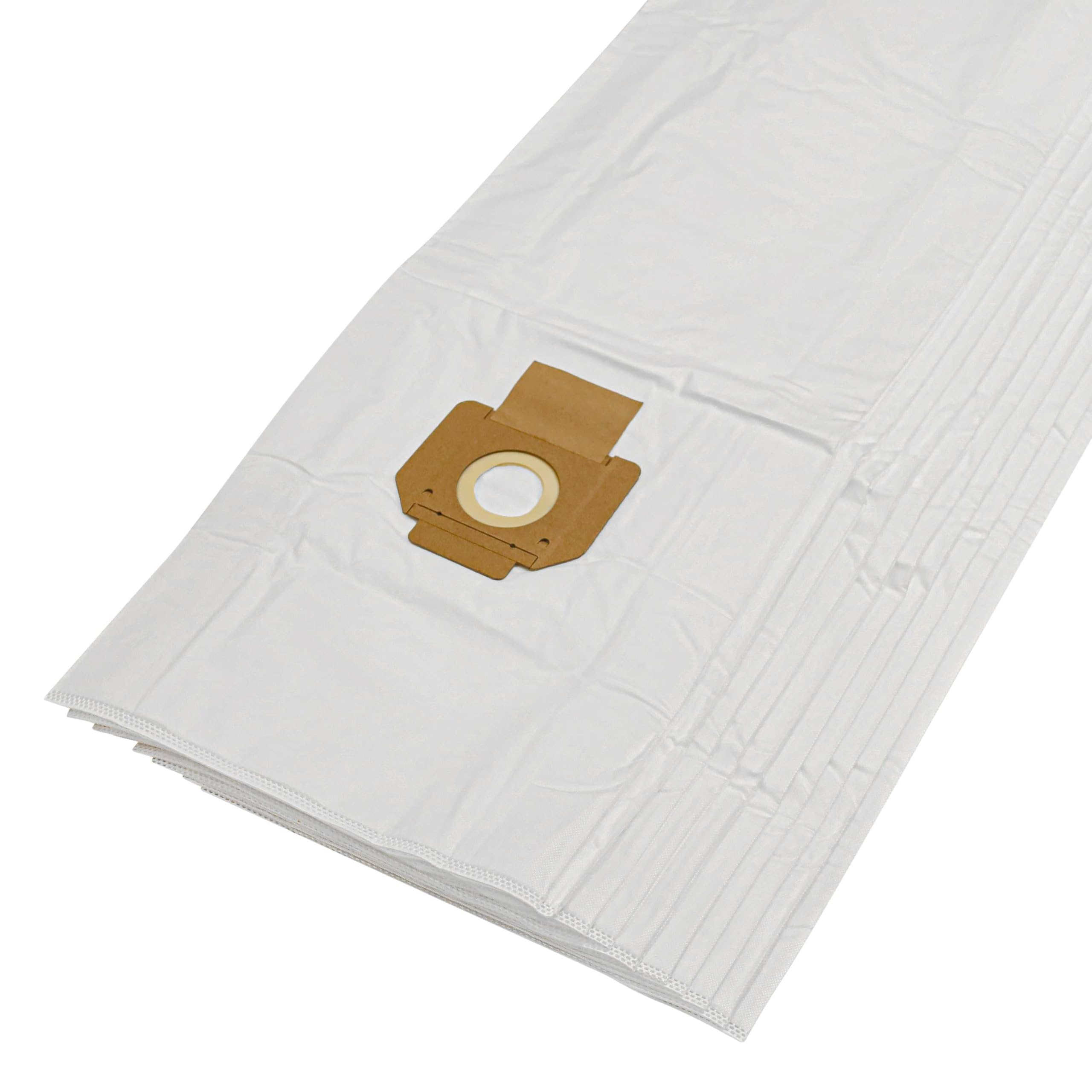 vhbw 50 x worek do odkurzacza zamiennik do odkurzacza Nilfisk 302001484 - 94 cm x 35 cm biały