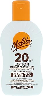 Sun SPF 20 Lotion, Medium Protection Sun Cream, Water Resistant, Vitamin Enriched, 200ml