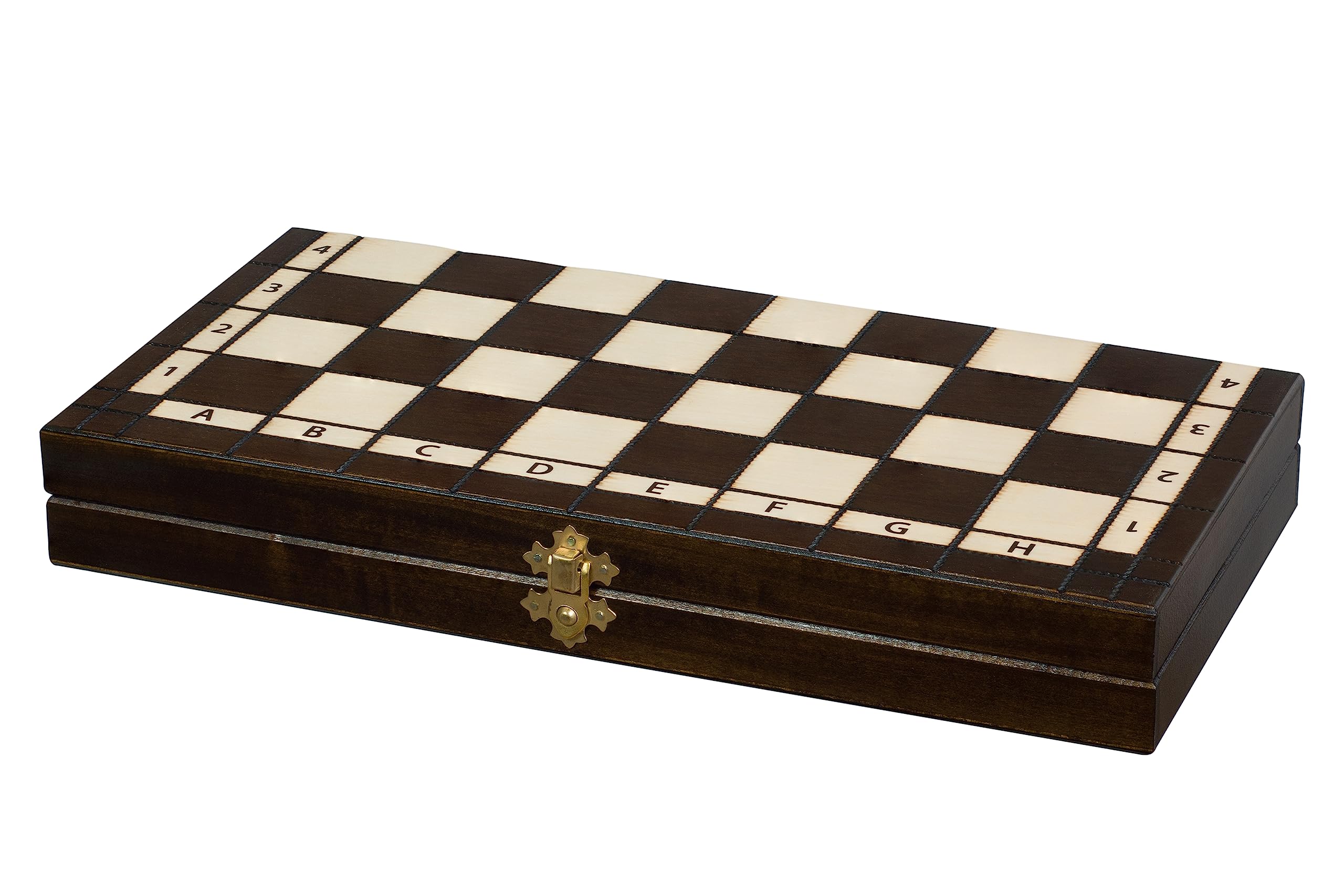 Sunrise Chess | Échecs Olympiques | Figurines Traditionnelles | Échiquier Peint à la Main | Bois Naturel | Résistant aux dommages | Cassette Pratique