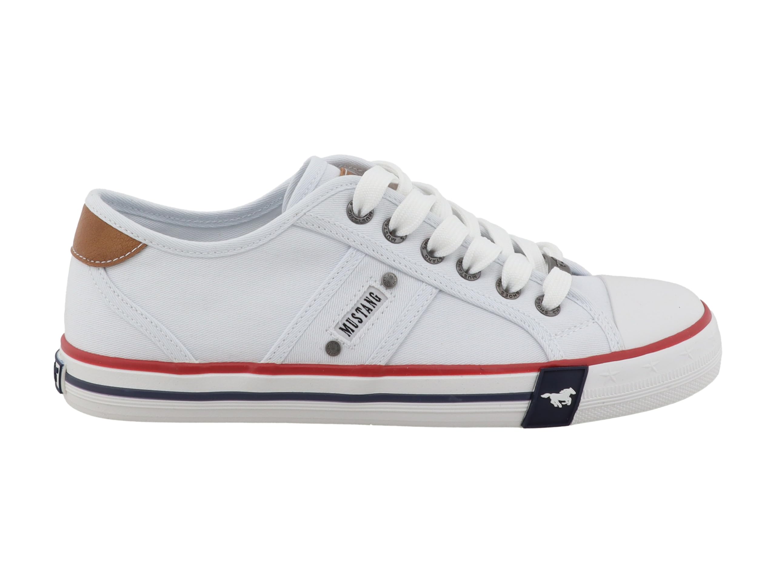MUSTANG Damen Low-Top Sneaker, Frauen Halbschuhe