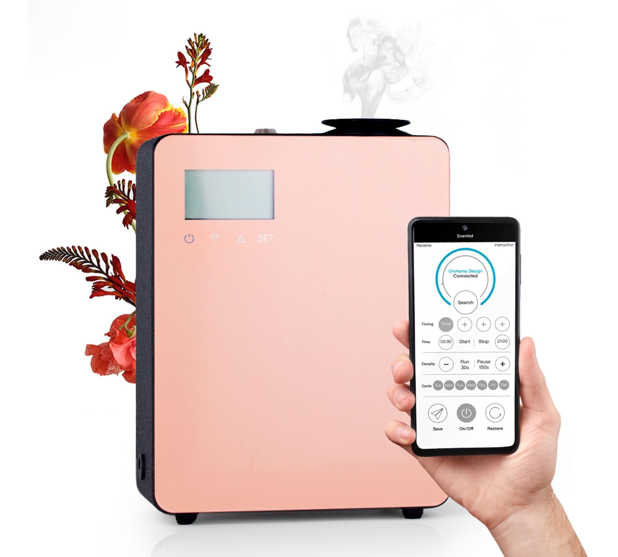 Diffusore di Oli Essenziali Elettrico Professionale - Diffusore di Fragranze per Ambienti | Deodorante per Ambienti | Aromaterapia per Spazi Grandi, Negozio, Hotel 1000m³