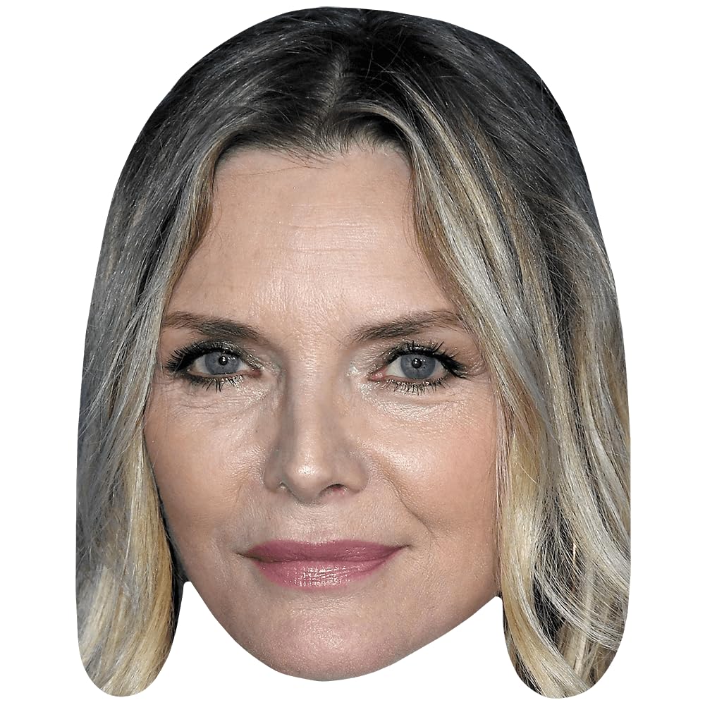 Michelle Pfeiffer (Make Up) Celebrity Mask, Flat Card Face, Fancy Dress Mask