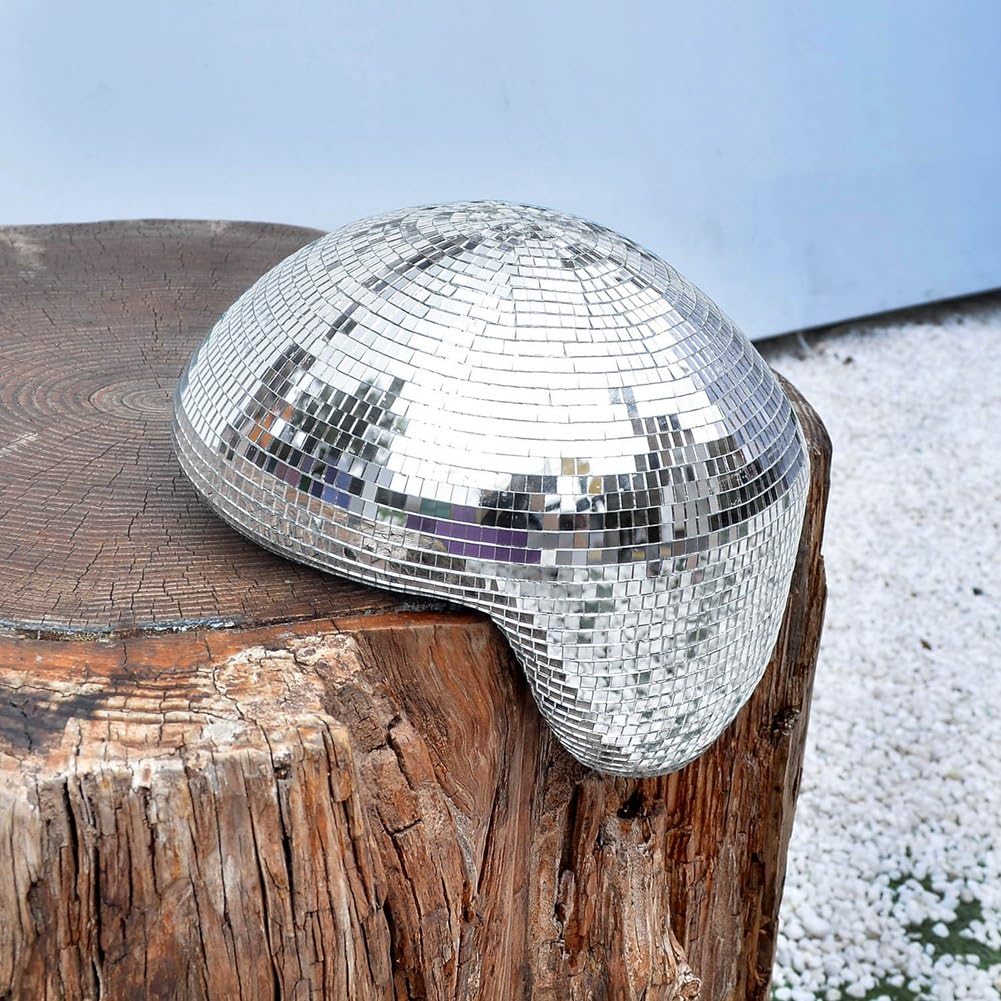 Boule Disco Miroir Verre Fondu Déco Bar Insolite et Brillante