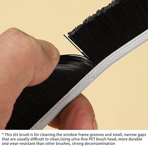 Miniatura 7 de Cepillo de limpieza de hendiduras 5 piezas, herramienta de limpieza de grietas, 5 colores para limpiar los rincones muertos del baño, cepillo