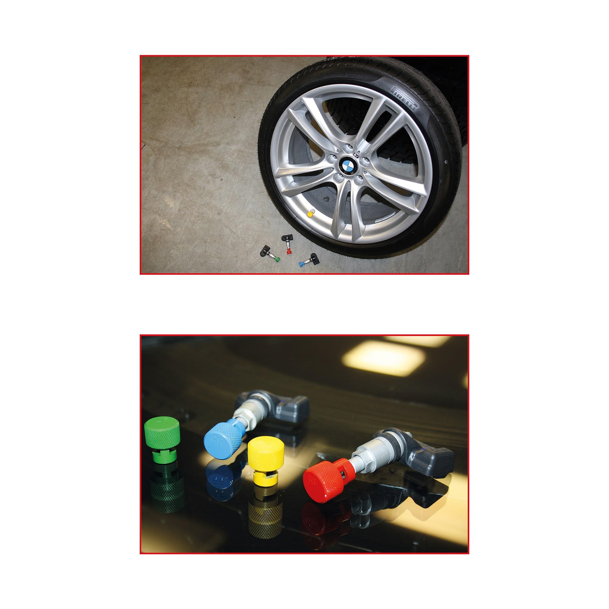 KS Tools 100.1185 RDKS/TPMS Tyre Vent Set, 4 Pieces, Colour, Size - Image 3