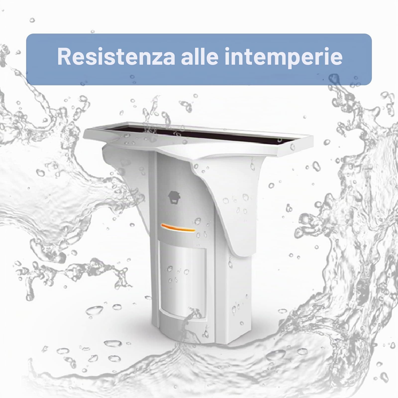 Chuango PIR-926 - Rilevatore di movimento a energia solare, senza fili, per uso esterno, modalità di risparmio energetico, classe di protezione IP65, campo di rilevamento 110°/ 5 m