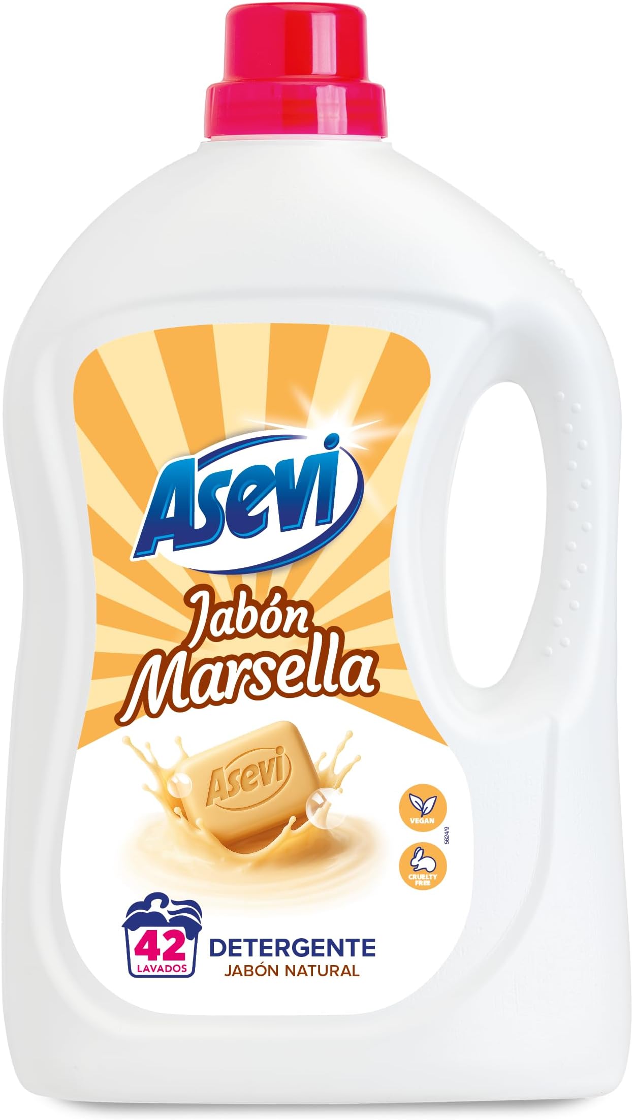 Asevi 23661 Marseille Soap Detergent 40 Doses