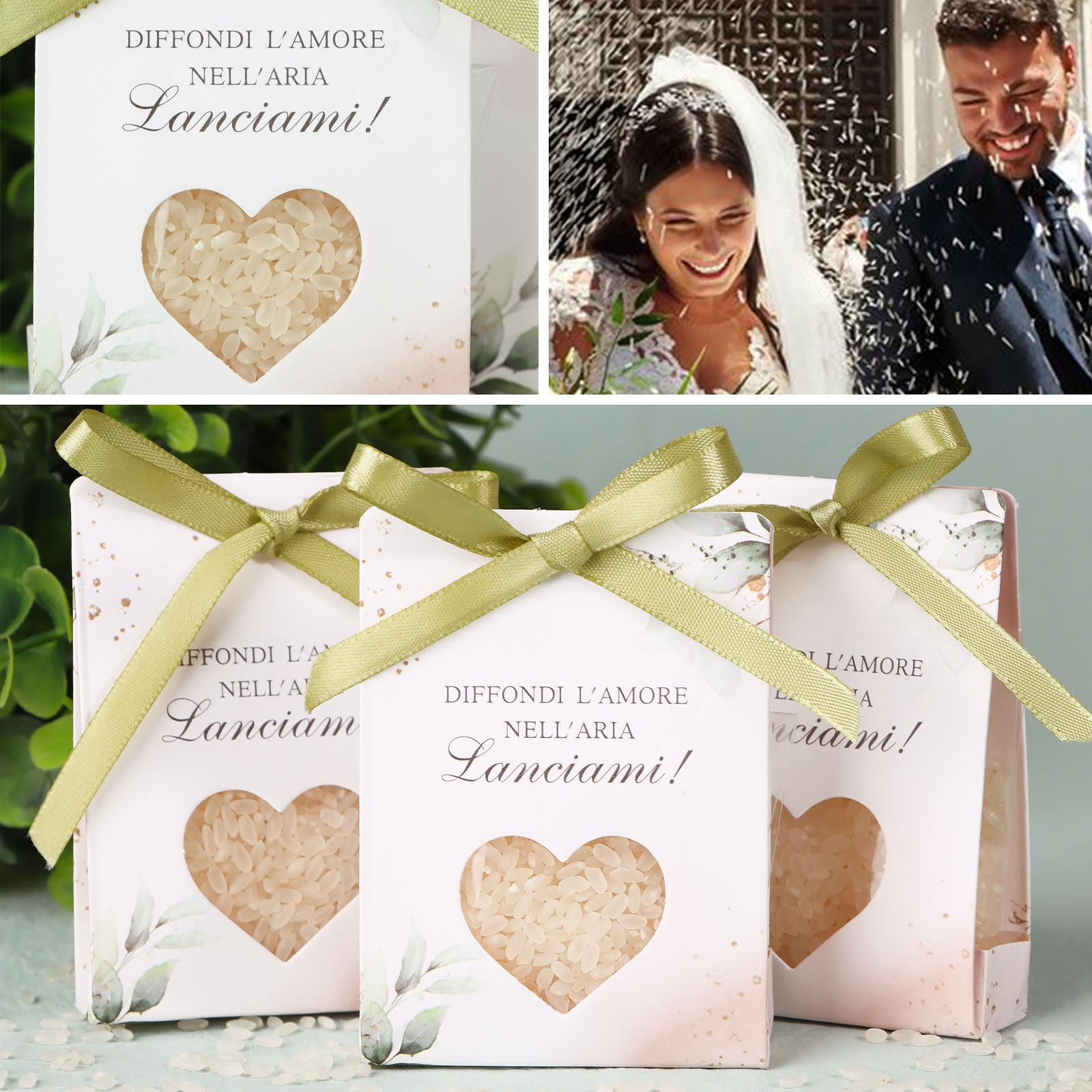 20 Pezzi Scatole Bomboniere Matrimonio A Forma Di Abito Da Sposa E Sposo: Porta Confetti, Riso O Segnaposto In Cartoncino
