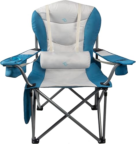 Miniatura 1 de Silla de playa para adultos, silla de campamento de gran tamaño de 500 libras, silla plegable para exterior, silla portátil resistente con