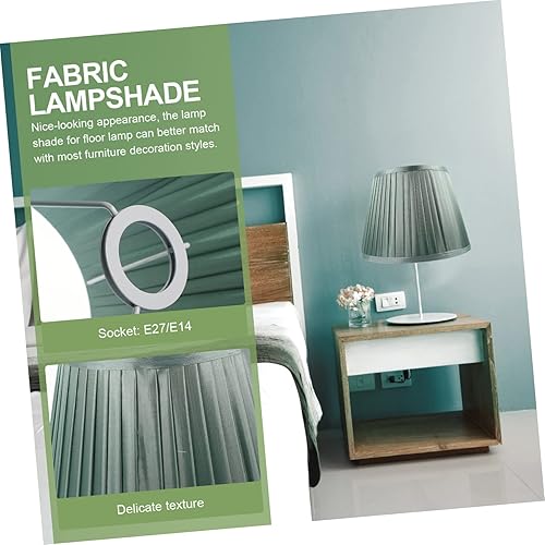 Miniatura 7 de DOITOOL Lámpara de pie para lámpara de mesa, lámpara de pie de tela