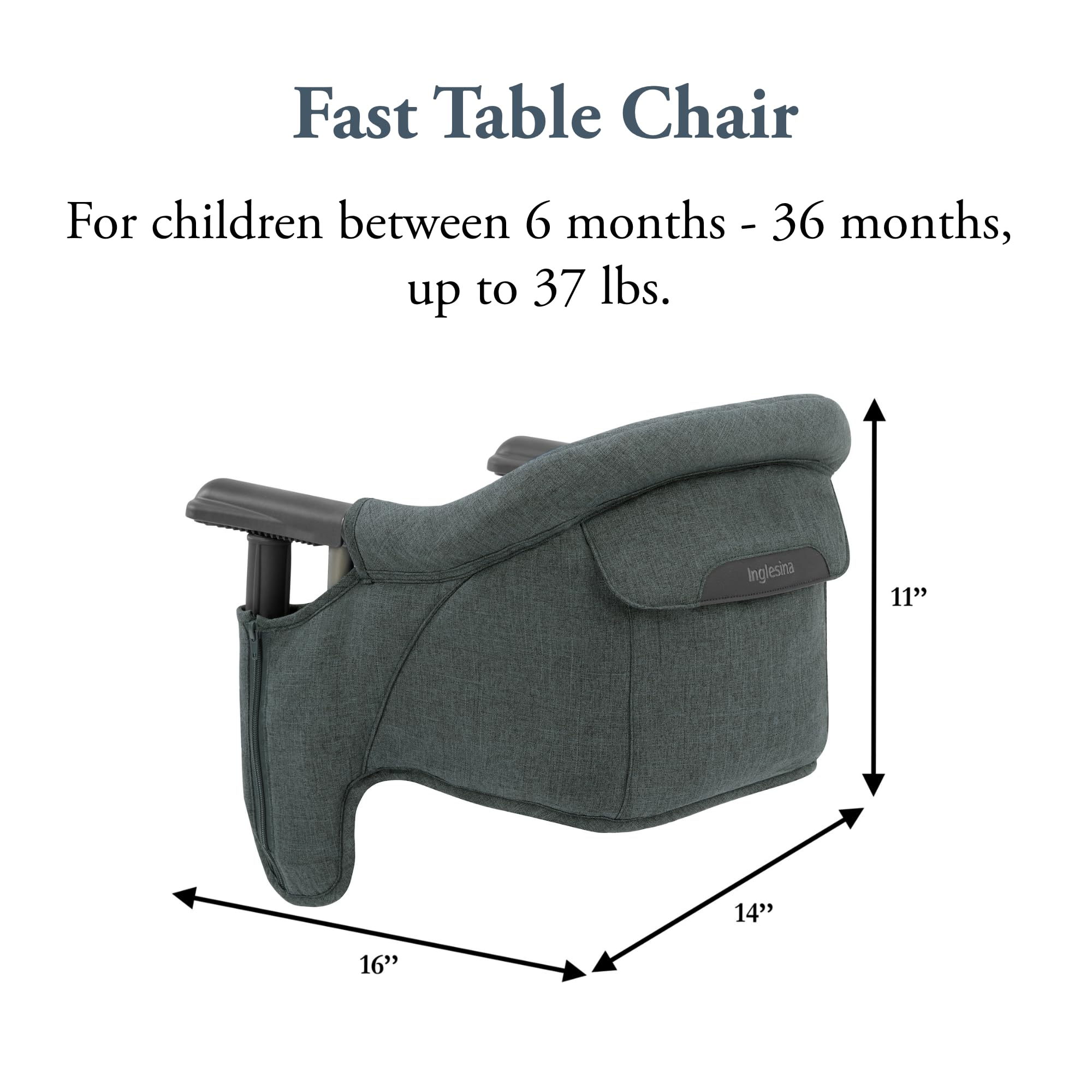 STFALI Eetdienblad voor Inglesina tafelzitting, babydienblad voor tafelzitting baby, babyzittafel, afneembaar dienblad, laat geen sporen achter voor thuis en onderweg, vaatwasmachinebestendig