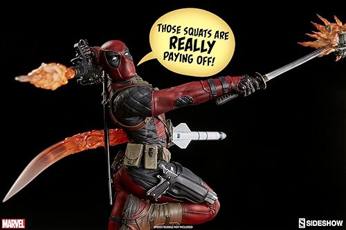 Miniatura 3 de Sideshow Collectibles SS300511 Marvel Deadpool Heat-Seeker Figura de formato premium