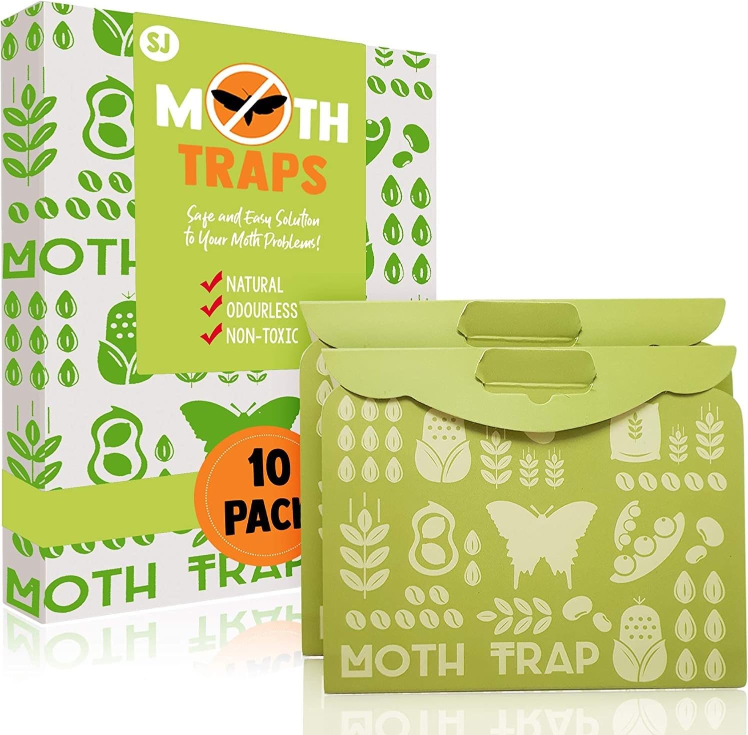 SpiffyJack Moth Pantry Traps For Killing and Removing Moths and Insect