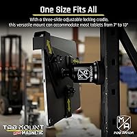 Vista 2 de Mob Armor Tab Mount Maxx Magnetic Tablet Mount - Universal Tablet Holder with Magnetic Base for 7"-13" Tablets - Includes Adhesive Mounting Disc