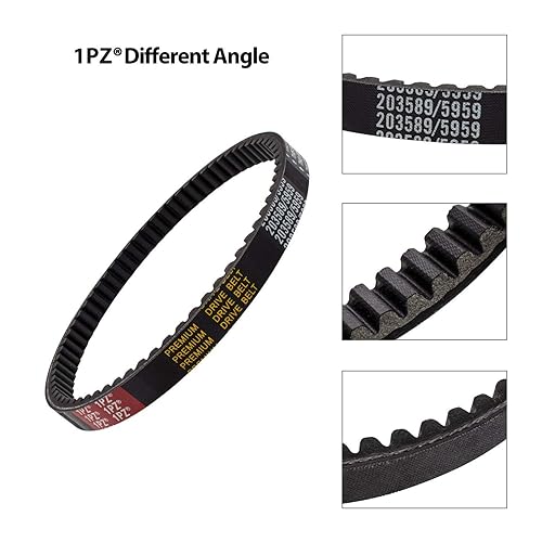 Miniatura 7 de 1PZ DB1-P30 Serie 30 Go Kart Correa de transmisión para reemplazar Manco 5959 / Comet 203589 (paquete de 3)