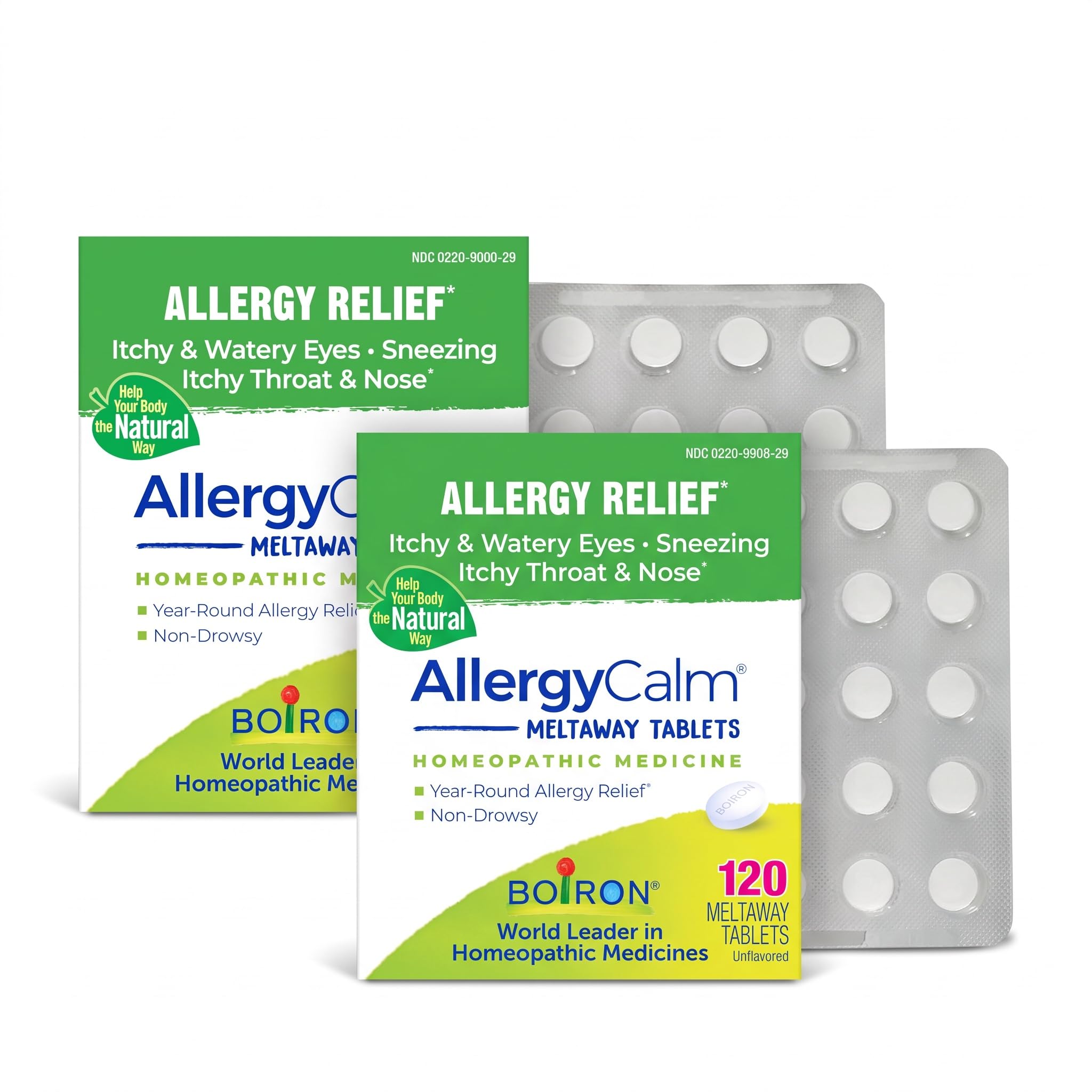 Boiron AllergyCalm Tablets for Relief from Allergy and Hay Fever Symptoms of Sneezing, Runny Nose, and Itchy Eyes or Throat - 60 Count — Amazon image 13