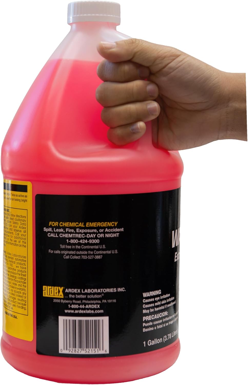 Ardex Wash & Wax - Clean, Shine & Protect in 1 Step - For Auto, Marine & RV - (1 Gal)