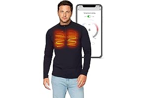 Men's Bluetooth Heated Undershirt with Battery Pack