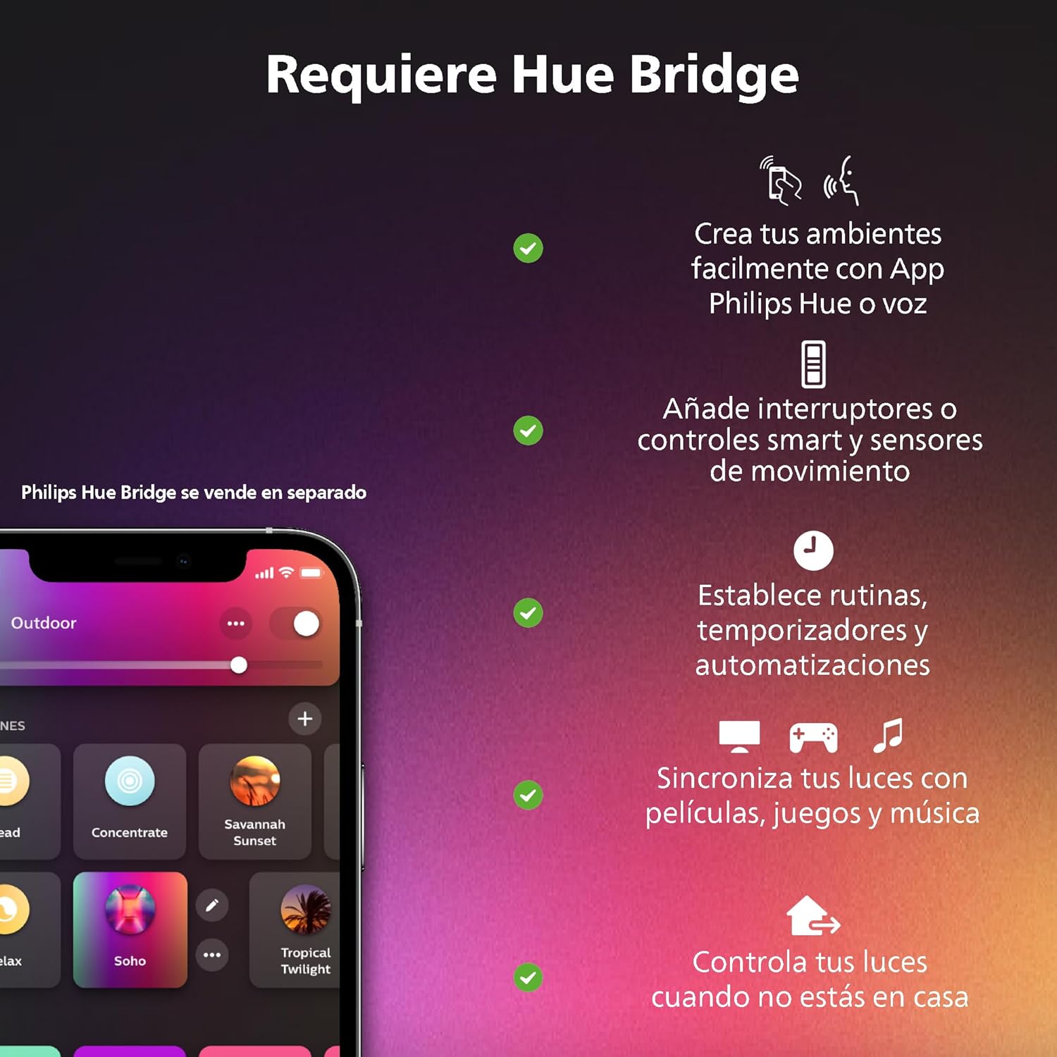 Philips Hue Play HDMI Sync Box 8K — imagen 7
