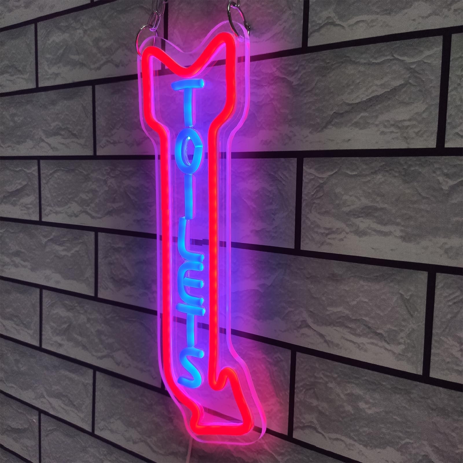 Applique murale au néon à LED Good Vibes Neon Sign Lights USB Alimenté LED Lumière Décoration