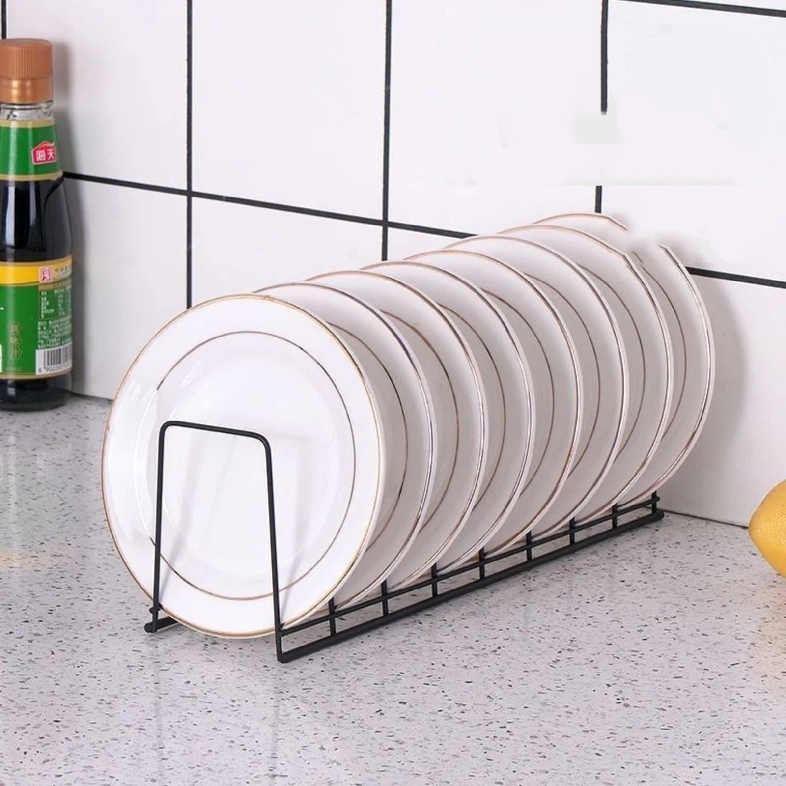 FCHXXDAD Stainless Steel Bowl and Dish Storage Desktop Drain Rack Kitchen Storage Bowl and Dish Storage Rack