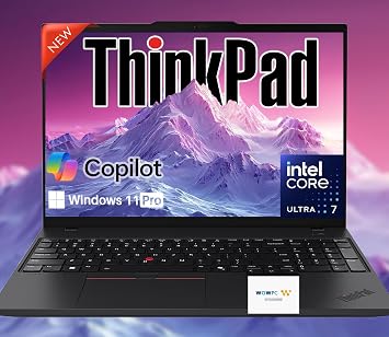 Lenovo ThinkPad T16 Gen 3 Touchscreen Business Laptop, Intel Core Ultra 7 165U AI PC, 32GB DDR5 RAM, 1TB SSD, 16" WUXGA 1920 x 1200, Win 11 Pro, Thunderbolt 4, Premium Performance Workstation