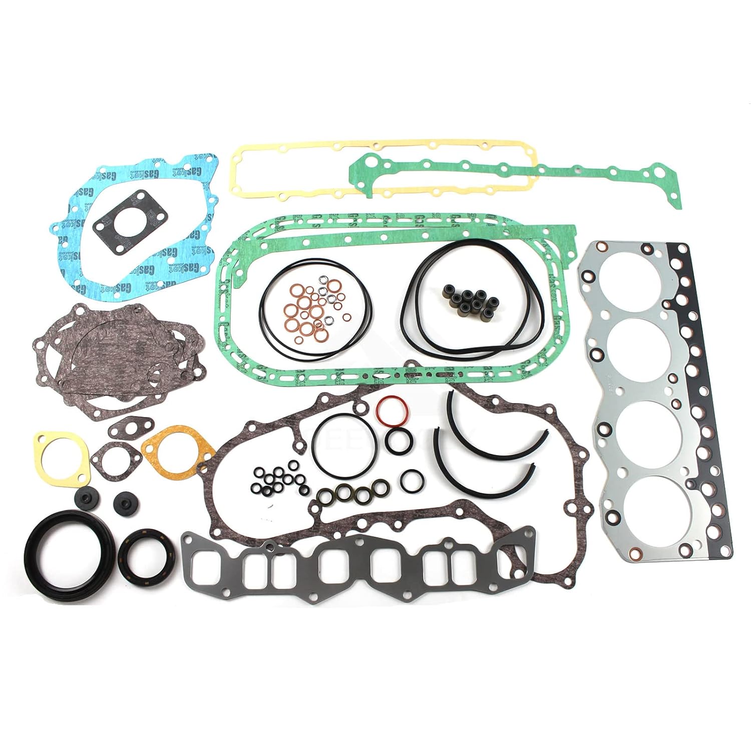 C240 C240PKJ C240PKG Engine Full Gasket Kit Head Gasket Set for Isuzu TCM Hyster Komatsu FD15 FD20 Forklifts Truck Engine Repair