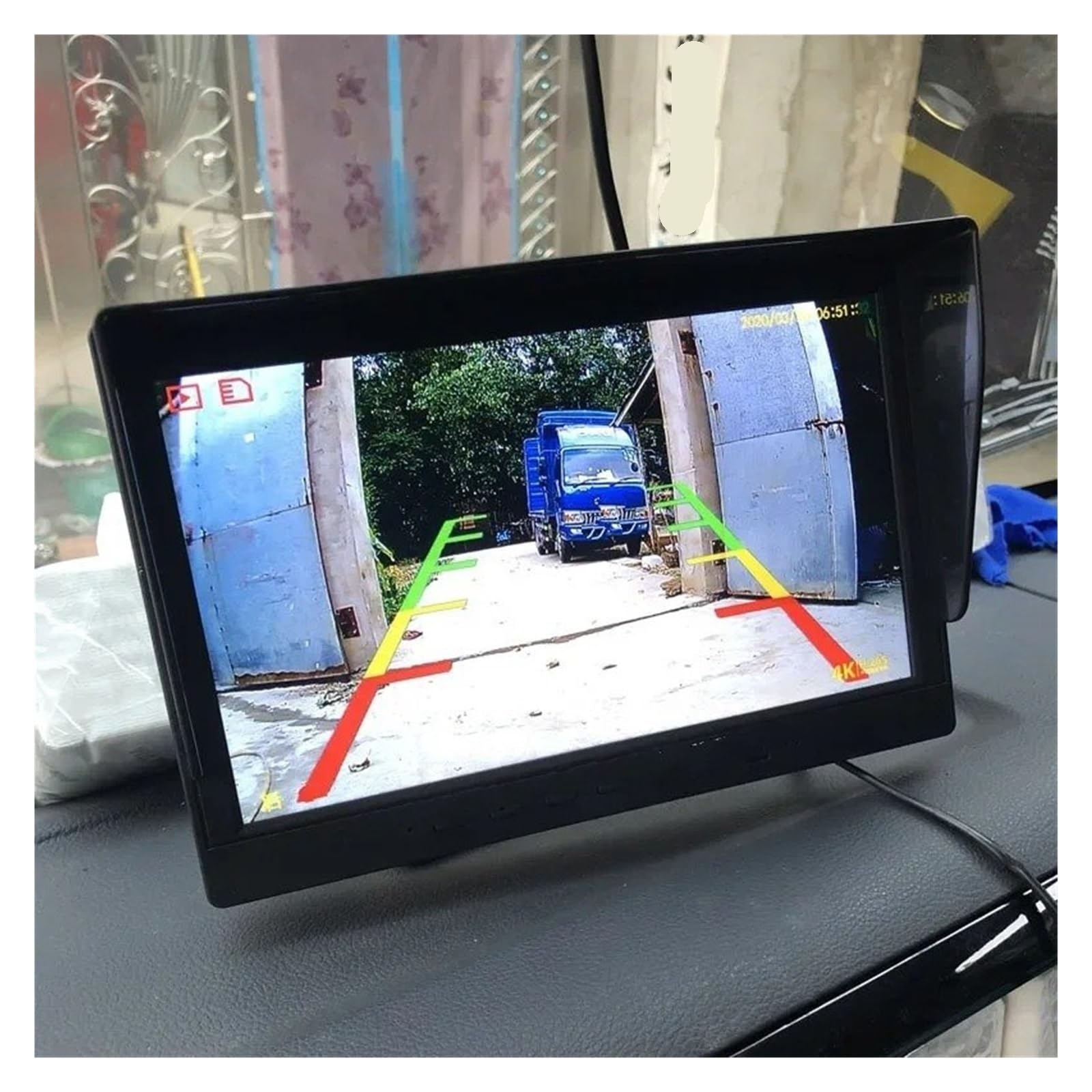 Cámara Reversa Monitor Visión Trasera A Color LCD 7", 12 V/24 V CVBS para Autobuses Camiones Autocaravanas, Remolques, Camionetas. Cámara Trasera