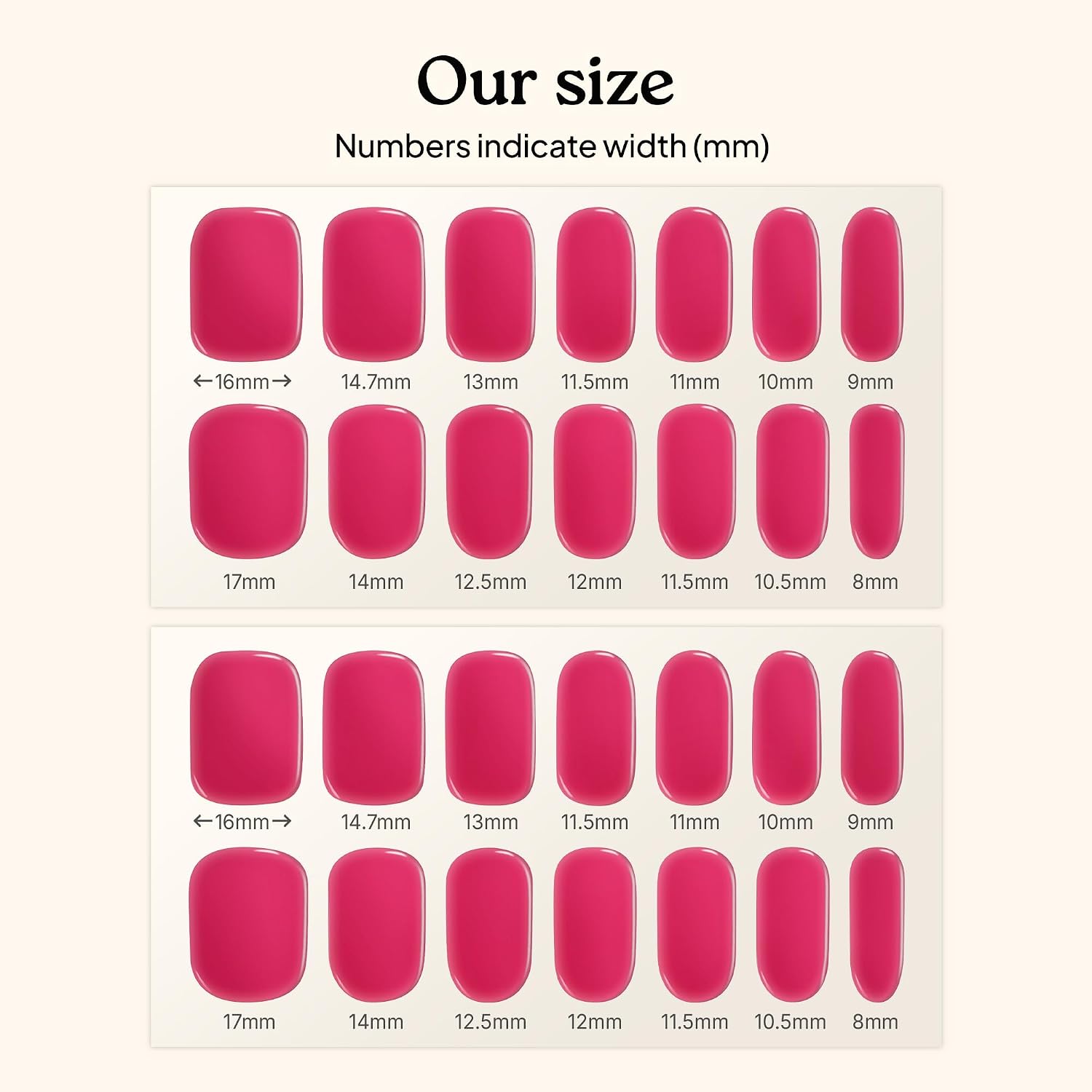 Heyhae Semi Cured Gel Nail Strips | No LED Lamp Needed | Pink, Solid | Easy Apply & Remove, Salon Quality | Includes 28 Strips, 2 Prep Pads, Nail File & Wooden stick - Hey, In My Pink Era
